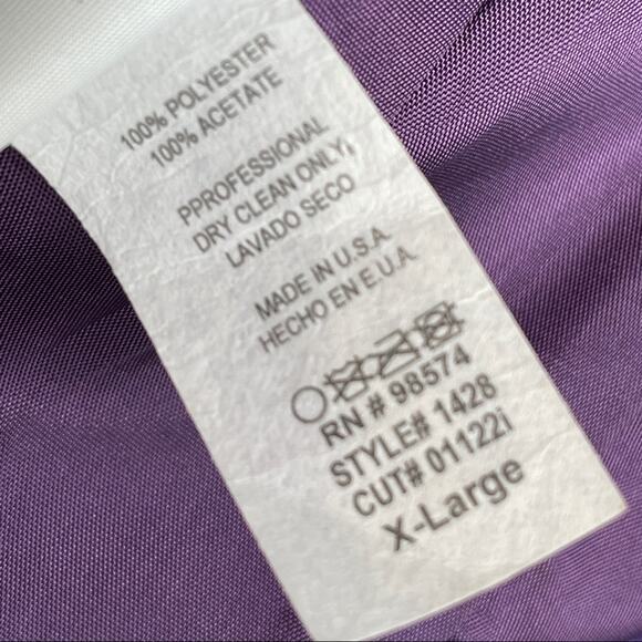 Pacific Plex purple formal bridesmaid a-line dress - Picture 10 of 12